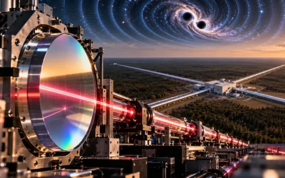 Kres drżących atomów w detektorach fal grawitacyjnych. Przełom w LIGO