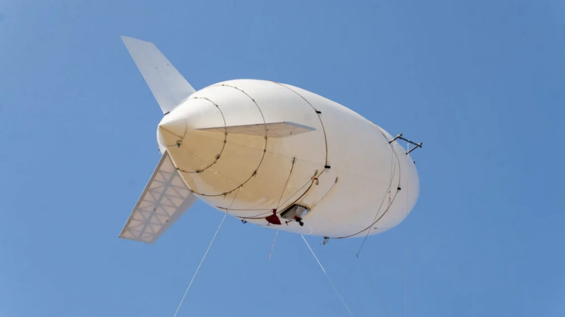 Polski aerostat wojskowy BASIA zdał trudny poligonowy test